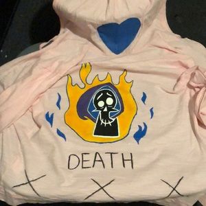 Pink Hanes zip up hoodie